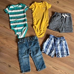 5 PC Baby Boys Bundle 12-18m